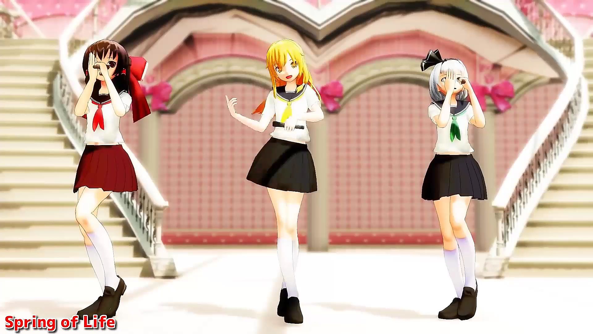 【东方MMD】Spring of Life【灵梦,魔理沙,妖梦】